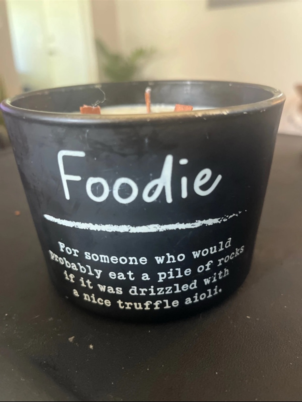 Primitives by Kathy Foodie Black Scented Candle